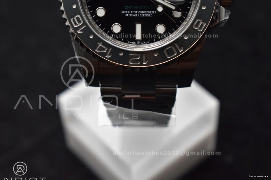Edition 126710 Black Clean II on Gray 876 DD GRNR Best Strap Elegant Ceramic 1:1 904L Steel Oyster GMT-Master 0326